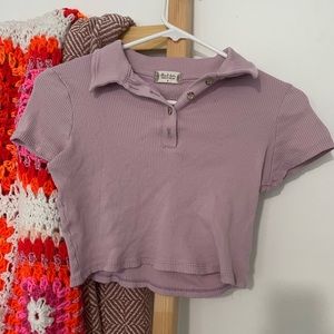 ALTARD STATE PURPLE CROP TOP
